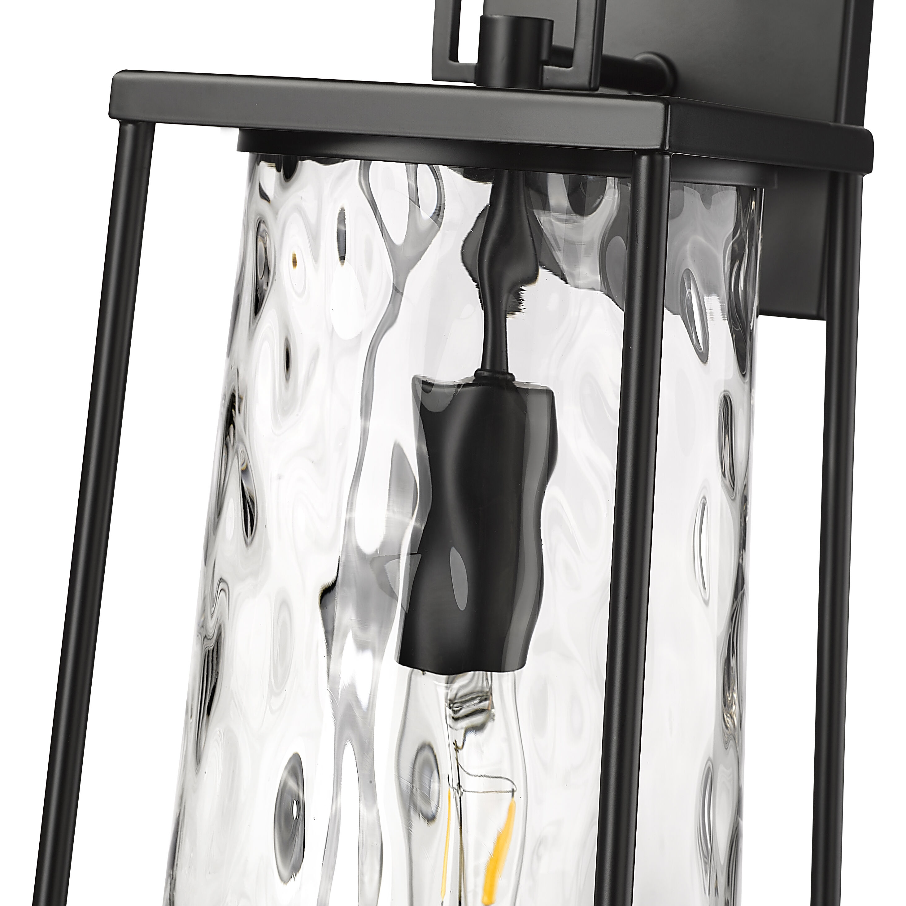 Dutton 1 Light 19.75 inch Powder Coated Black Outdoor Wall Sconce